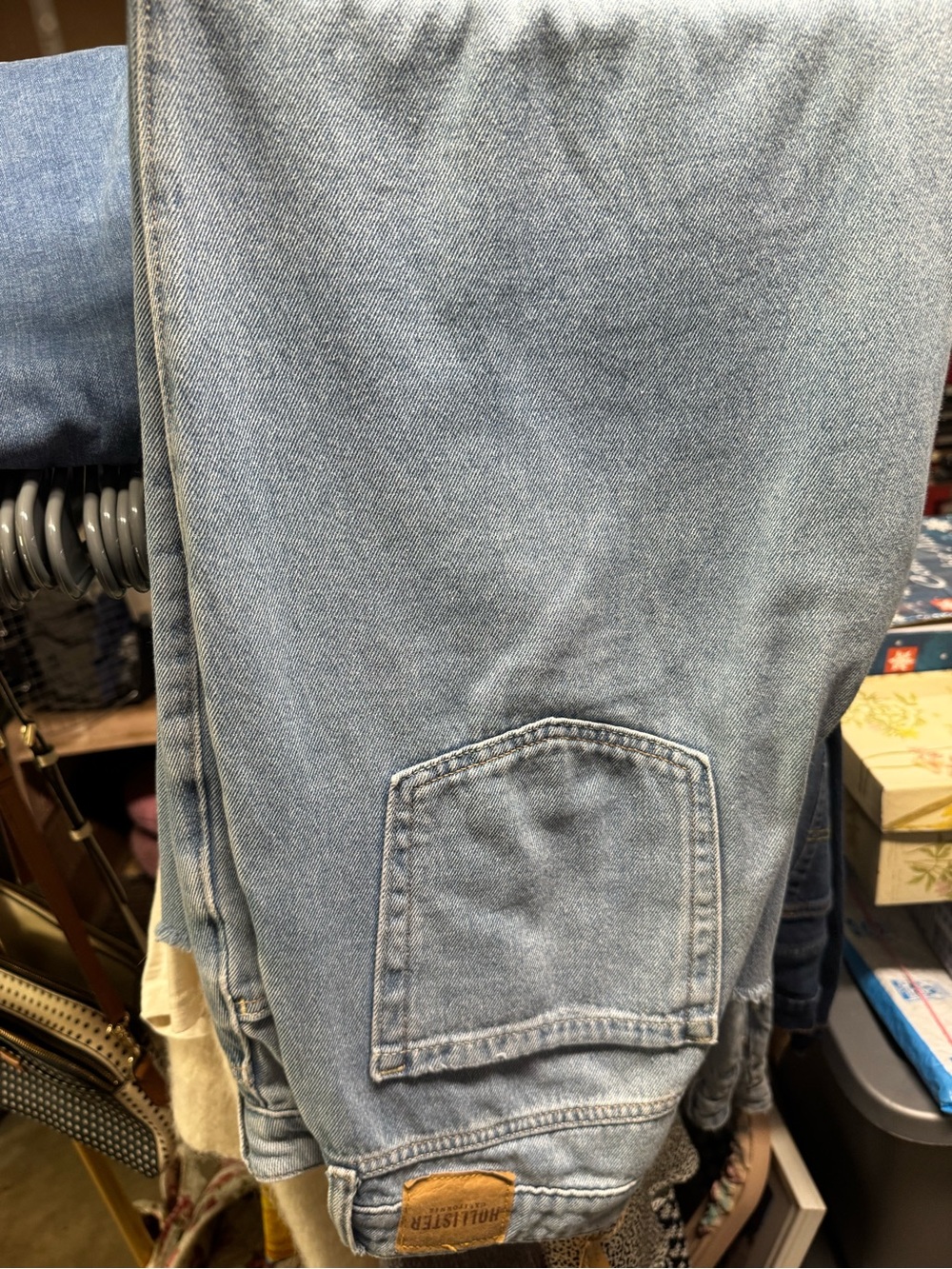 Hollister Light Blue High-Rise Women's Jeans